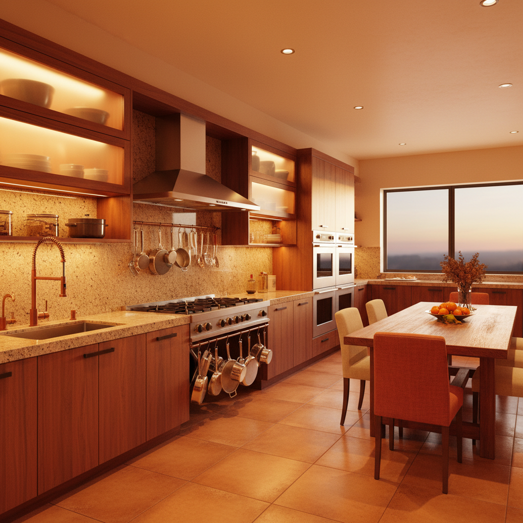 Modern kitchen with appliances
